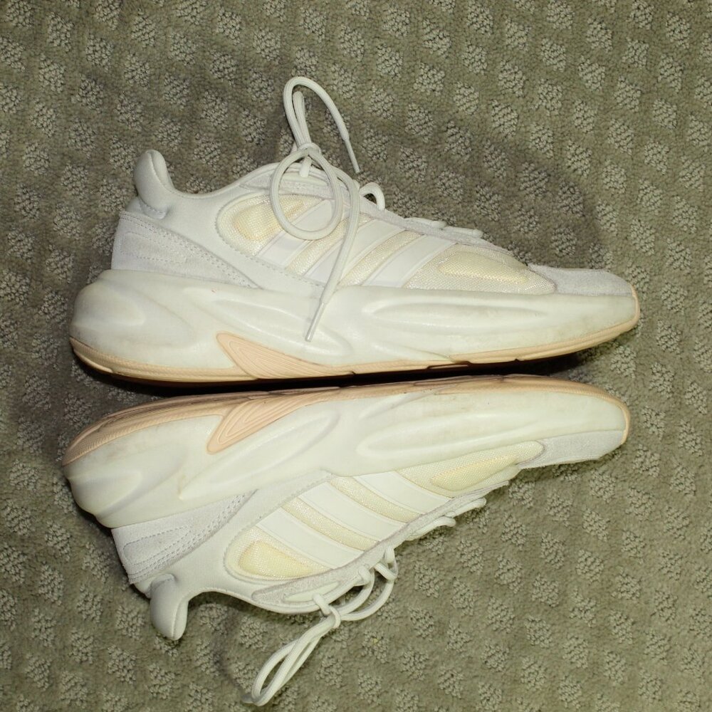 Adidas Cloudfoam Comfort Women's Size 9 Ozelle Ivory Running Athletic Shoes GX17 - Picture 4 of 6